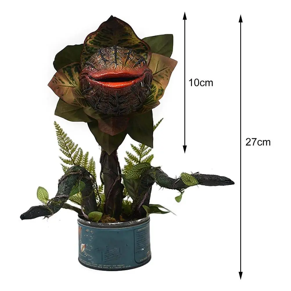 resin piranha plant statues flower decoration movie prop yard art ornaments garden halloween decoration jardineria home decor free global shipping
