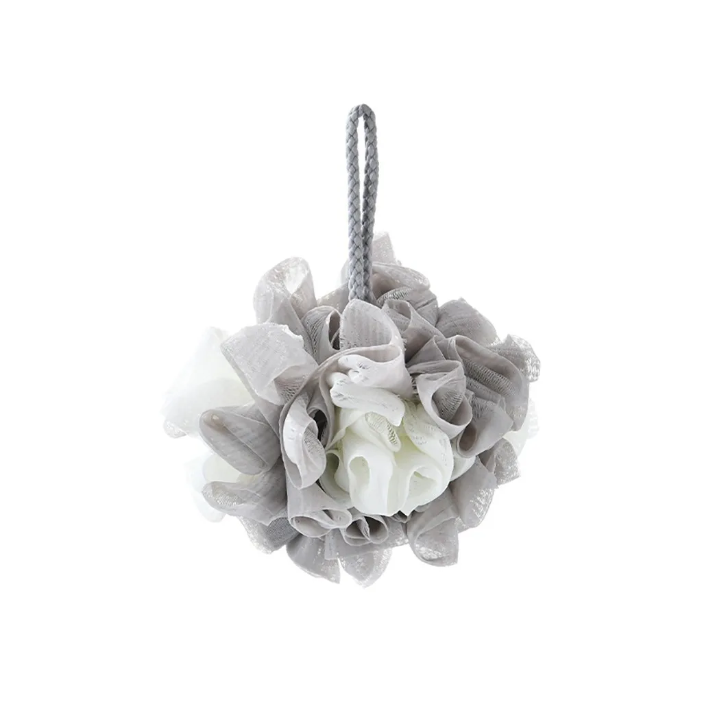 Shower Flower Body Brush Mesh Exfoliating Scrubber Ball Loofah Bath Sponge Pouf Big Full Lather Cleanse Beauty#25 | Дом и сад