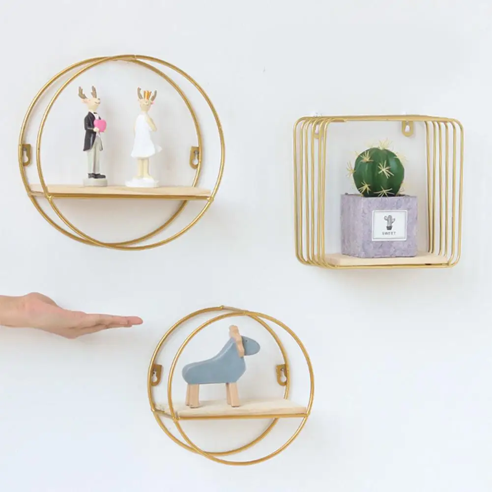 Многофункциональная стойка для хранения деревенские деревянные плавающие полки