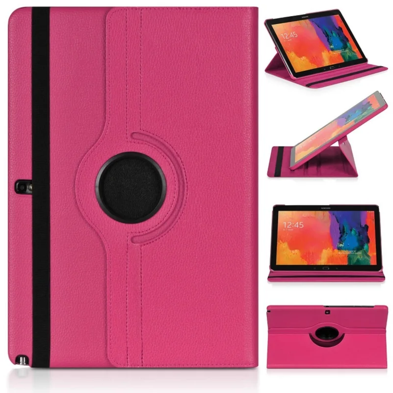 

For Samsung Galaxy Note pro 12.2 Case Cover For Galaxy Note pro P900 P901 P905 2014 12.2" Rotating Folio Stand Pu Leather Cases