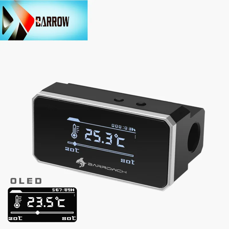 Умный термометр с OLED дисплеем измеритель температуры воды защита от FBFT04|Кулеры и