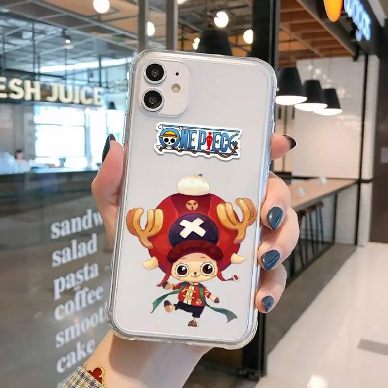 

One Piece Japan Anime Luffy Roronoa Zoro Phone Case Transparent for iPhone 11 12 mini pro XS MAX 8 7 6 6S Plus X 5S SE 2020 XR