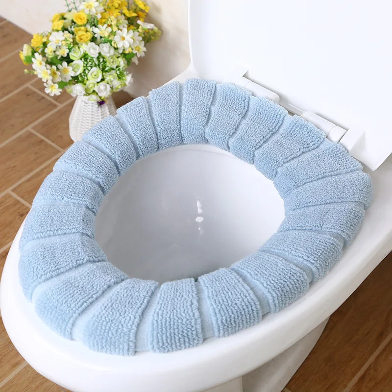 Universal Soft Heated Washable Toilet Seat Mat Set for Home Decor Closestool Case Warmer Lid Cover Accessories | Дом и сад