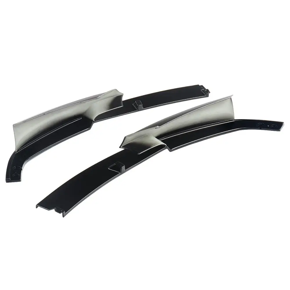 

MagicKit Car Front Bumper Spoiler Lip For 2012-2018 BMW F30 3 Series M Sport Gloss Black