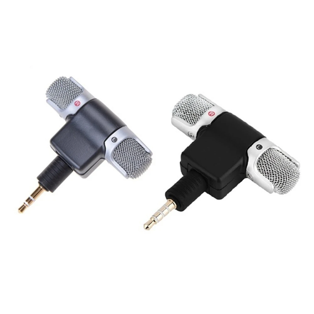 Stereo Microphone Laptop microphone mini 3.5mm voice recorder phone Consumer Electronics Electret capacitor Voice Mic | Электроника