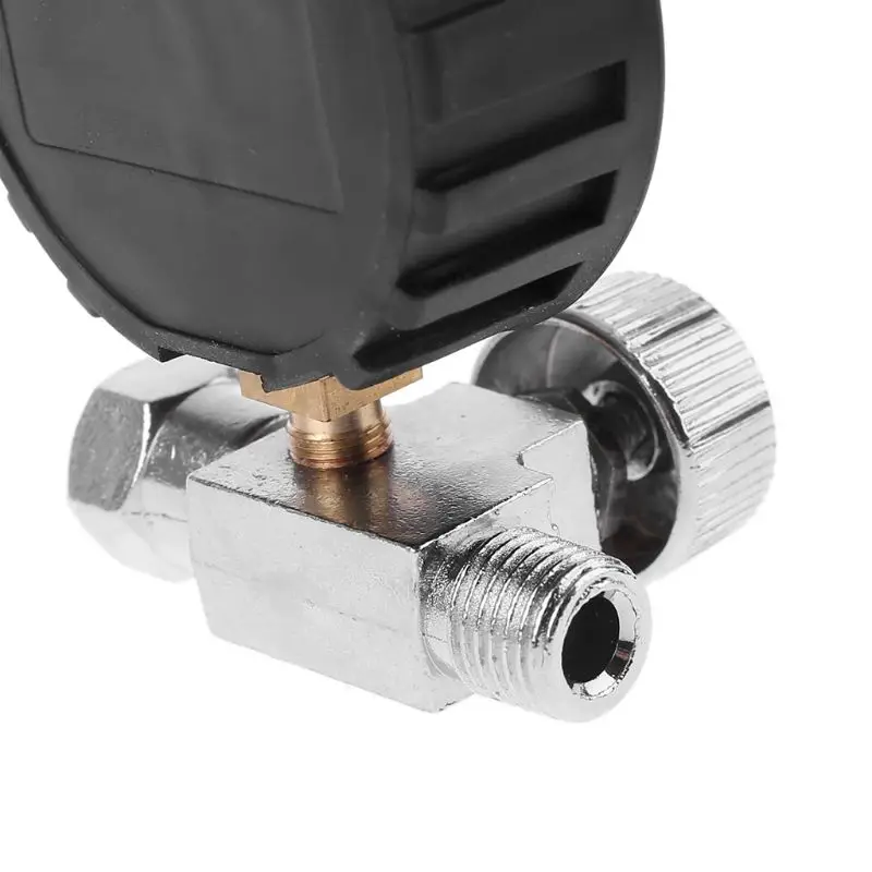 Цифровой ЖК дисплей 1/4 &quot0 200PSI манометр регулятор давления регулирующий клапан