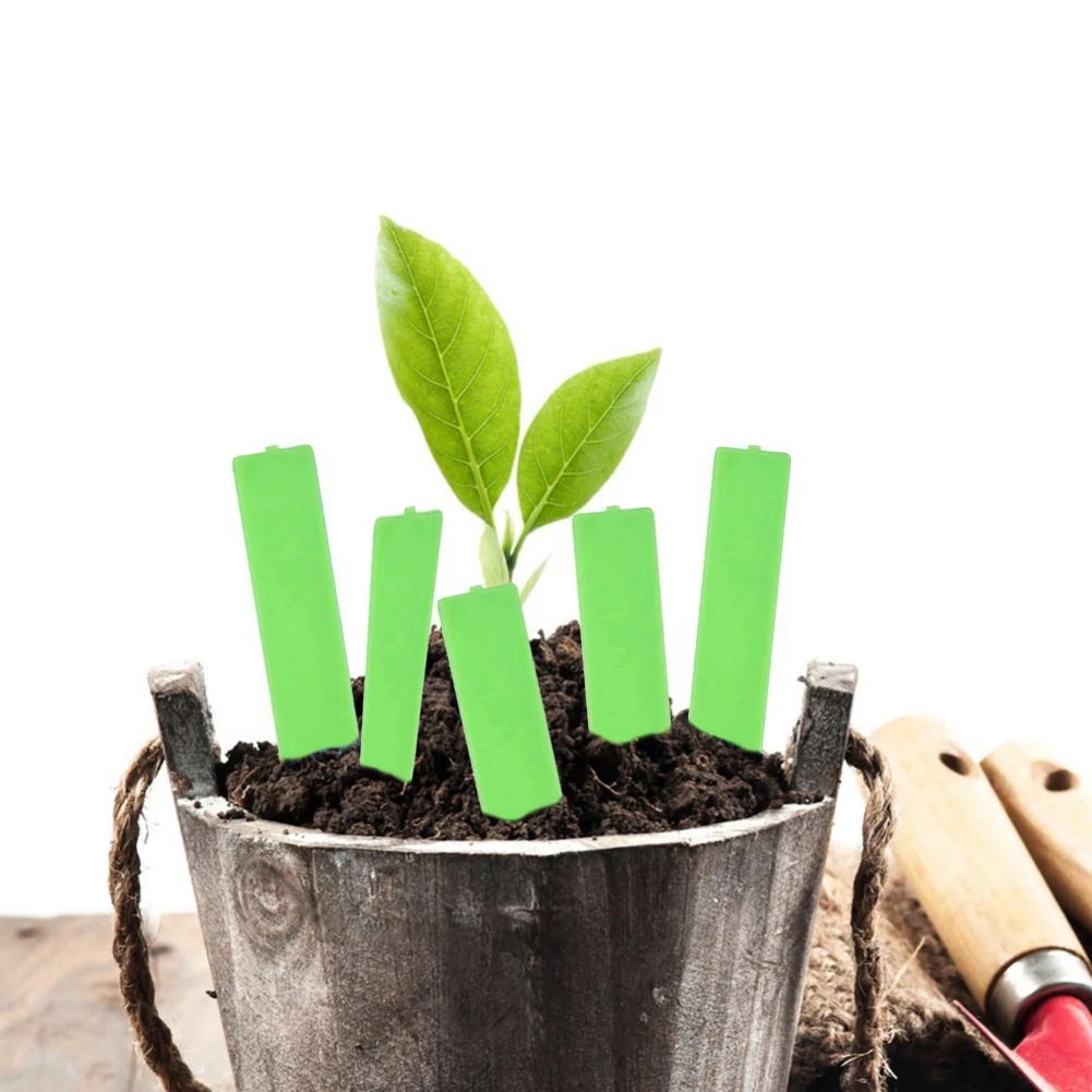 

20pcs Plastic Nursery Markers Label Reusable Garden Flower Pot Seedling Labels Classification Accessories Garden Supplies