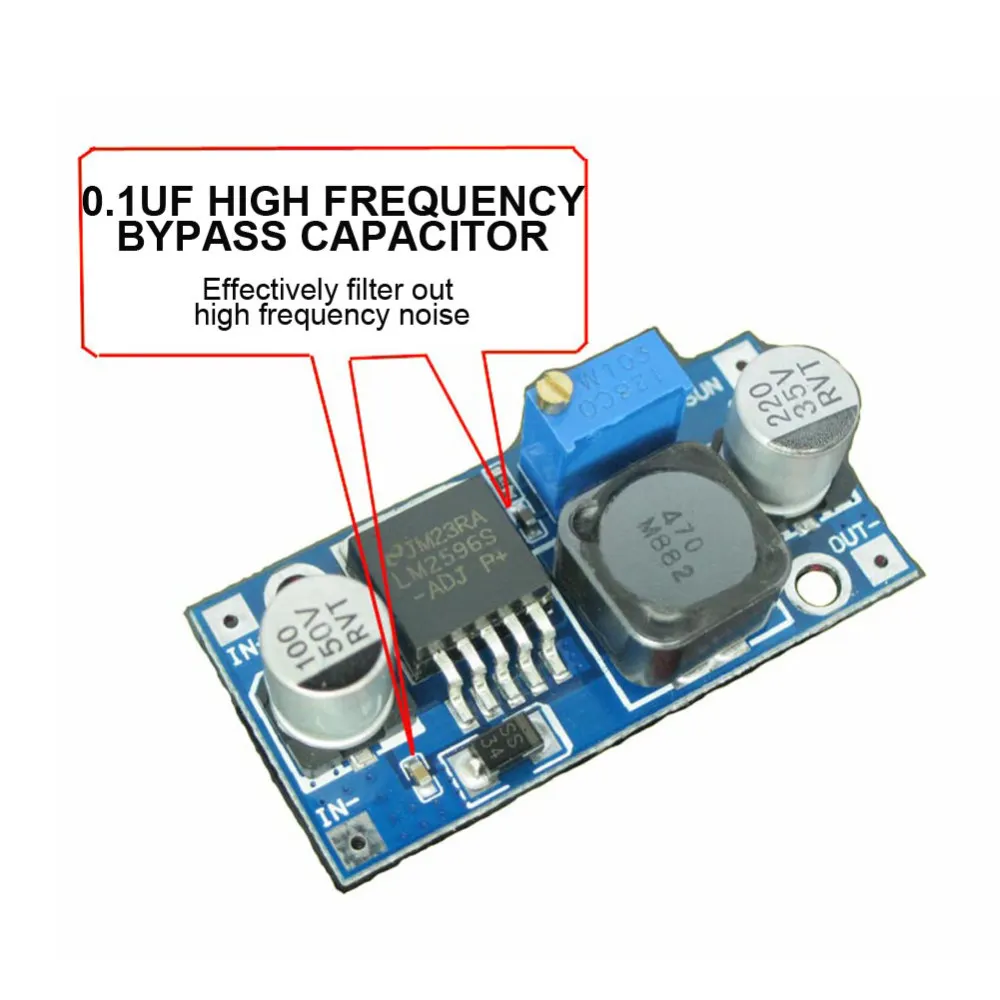 Регулируемый DCDC LM2576 LM2596S вход 3 2 40 в выход 1 25 35 В постоянного тока понижающий