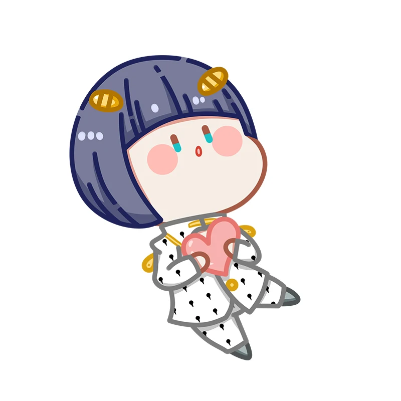 

Anime JoJo's Bizarre Adventure Plush Cosplay Plush Doll Pillow Cute Kujo Jotaro launch Loving Heart Cushion Christmas Gifts