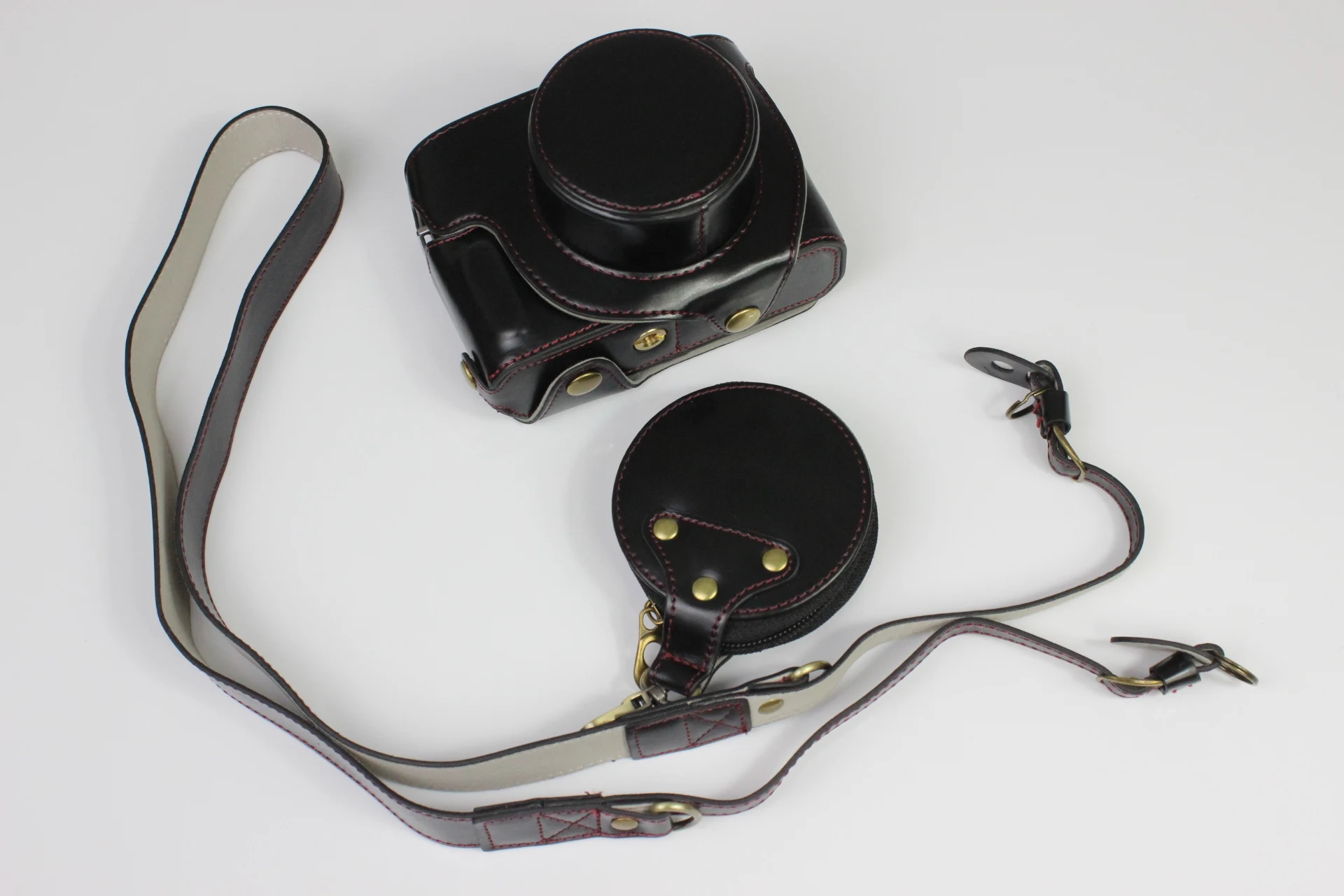 

Pu Leather Camera Case Bag Cover With Strap For Fujifilm X-E4 FUJI XE4 27mm fm2.8mm Lens