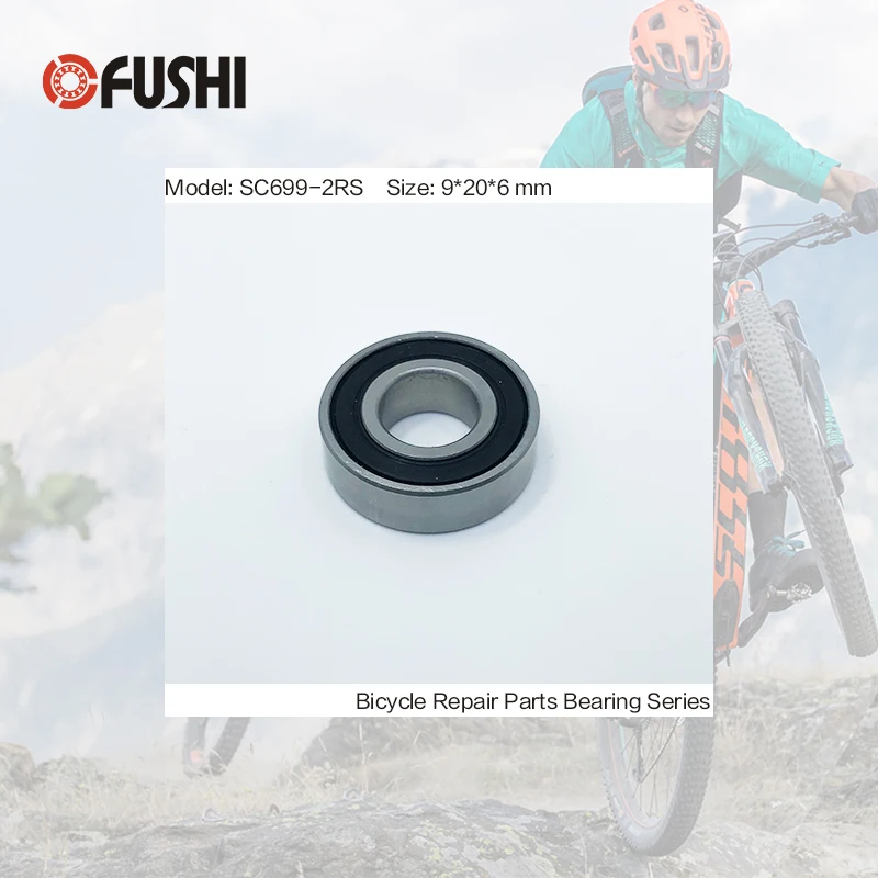 699-2RS нержавеющий Подшипник 9*20*6 мм (1 предмет) ABEC-3 6904 RS велосипедные ступицы
