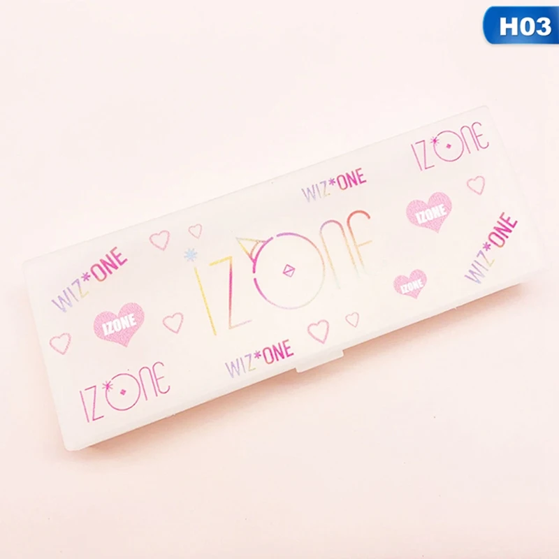 BLACKPINK X1 IZONE TWICE EXO GOT7 NCT пенал для ручек для карандашей модная косметическая сумка для макияжа Футляр для монет школьные принадлежности для учащихся - Цвет: H03