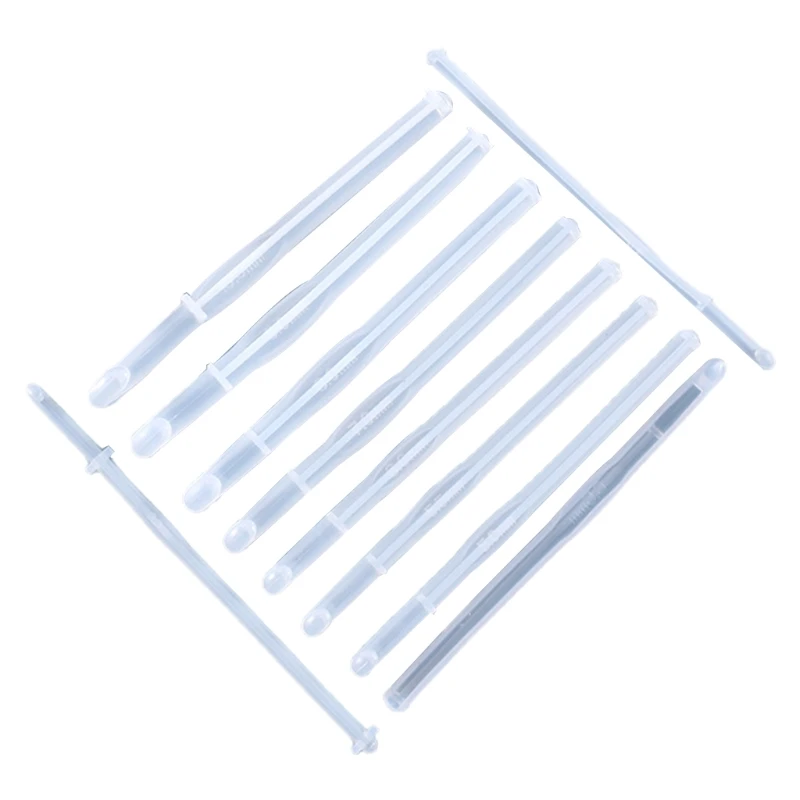 

DIY Crafts Making Tool Crochet Hook Crystal Epoxy Resin Mold DIY Knitting Sweaters Scarves Tool Casting Silicone Mould