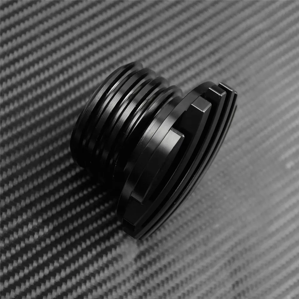 Мотоциклетная CNC черная винтовая крышка для топливного бака с креплением на воду