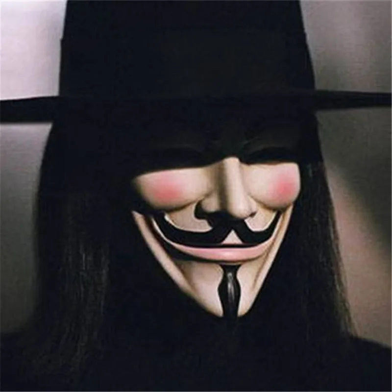 10 шт. Вечерние Маски для Хэллоуина V для Vendetta Маска Anonymous Guy Fawkes необычный косплей аксессуар Хэллоуин Набор масок для вечеринки CX10