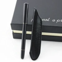 high quality luxury fountain pens metal iraurita matte black office 0 5mm nib pen writing supplies leather pencil bag