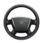 Черный PU искусственная кожа сшитый вручную чехол рулевого колеса автомобиля Для Dodge Avenger 2007 2008 2009 2010 Калибр 2007-2011 2012