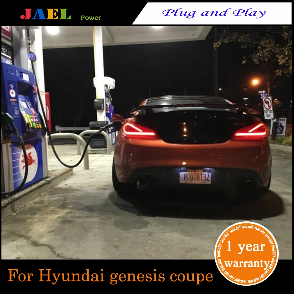 

JAEL LED Tail Lights For Genesis coupe 2009~2012 LED Tail Lamp Signal Brake Reverse Light