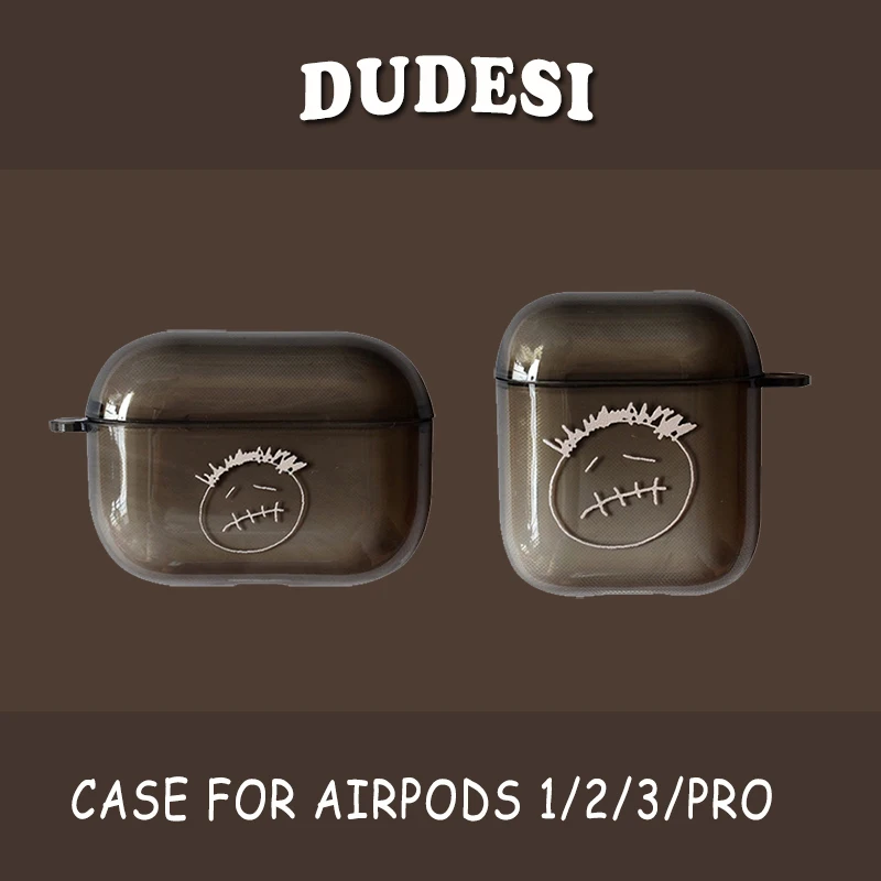 Крутой чехол с тревисом Скоттом Bluetooth для наушников Apple Airpods Pro мягкий из ТПУ 1 2 |