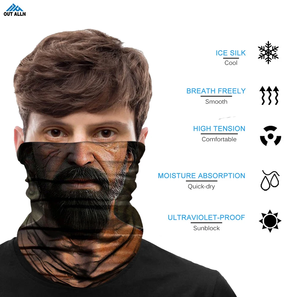 Велосипедный шейный шарф мотоциклетная защита для лица повязка на голову