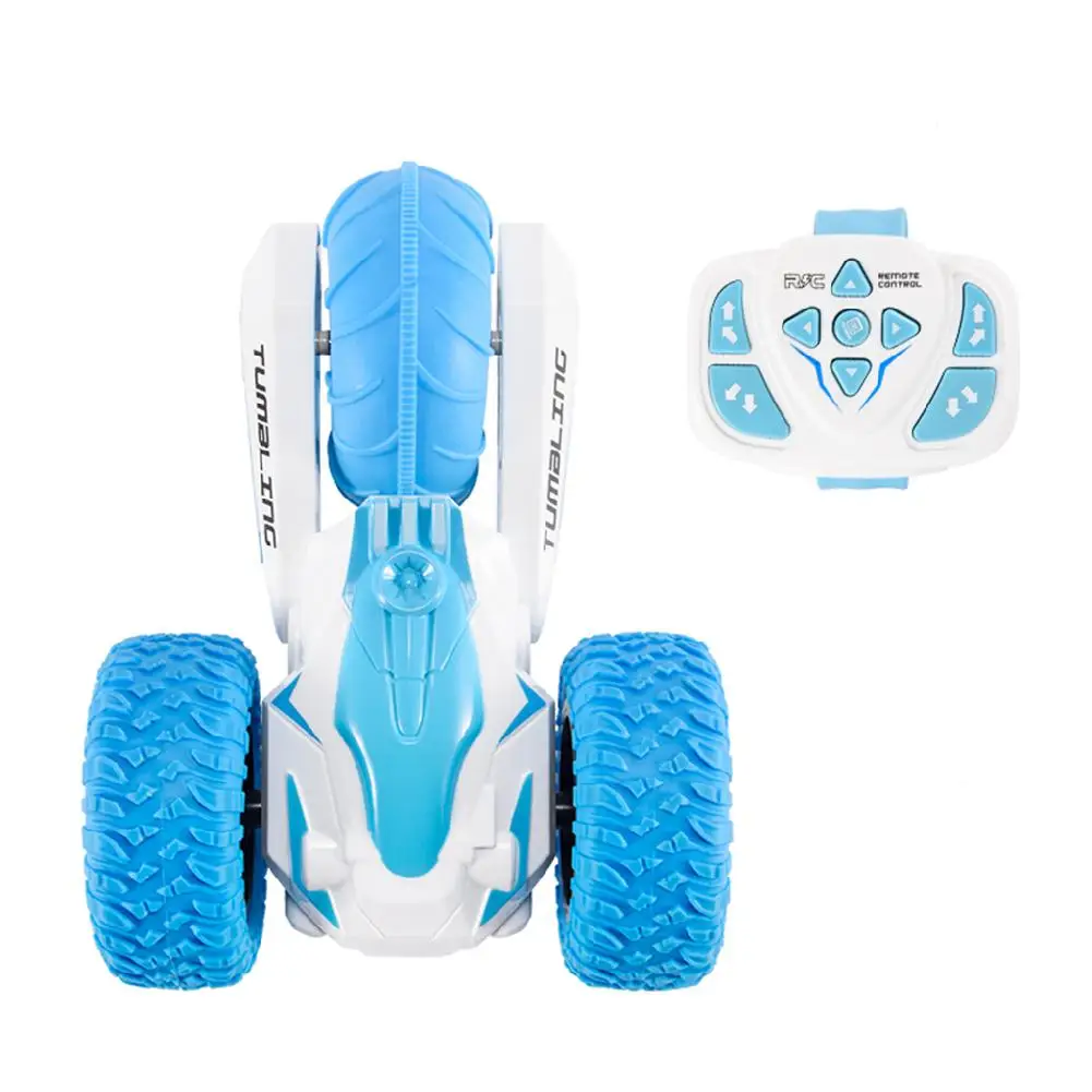 LeadingStar Wireless 2.4Ghz RC Stunt Car 3 Wheels 360 Degree Rotating Rock Crawler with Light Puzzle Toy |