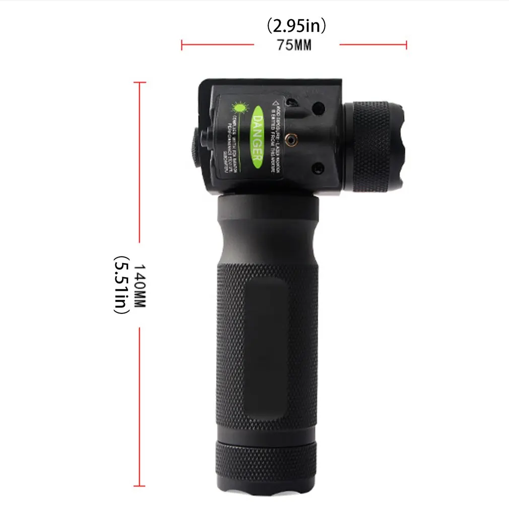 

Super Strong Handheld Flashlight Aluminum Alloy For 20mm Guide Rail Continuous Strobe Light Dual Modes