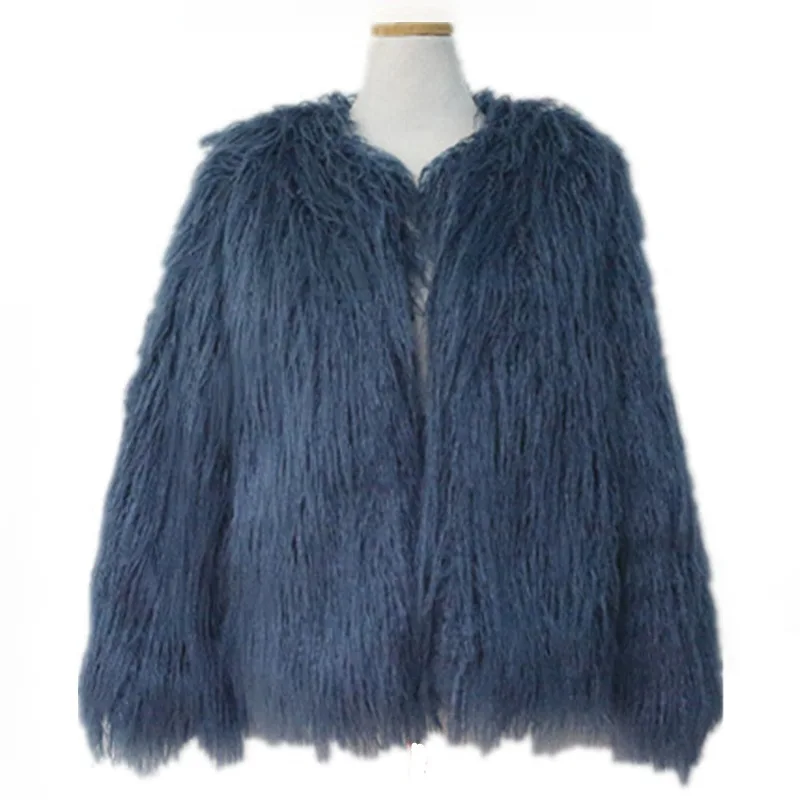 

Beach-like wool fur coat, fluffy and comfortable, soft plush, loose casual short top, winter 2020 new faux fur womens clothing