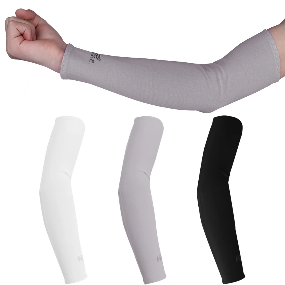 

1 Pair Cycling Running Cuff Arm Sleeves Arm Warmers Bicycle Anti-UV Cuff Cover Protective Arm Sleeve Bike Arm Warmers Sleeves