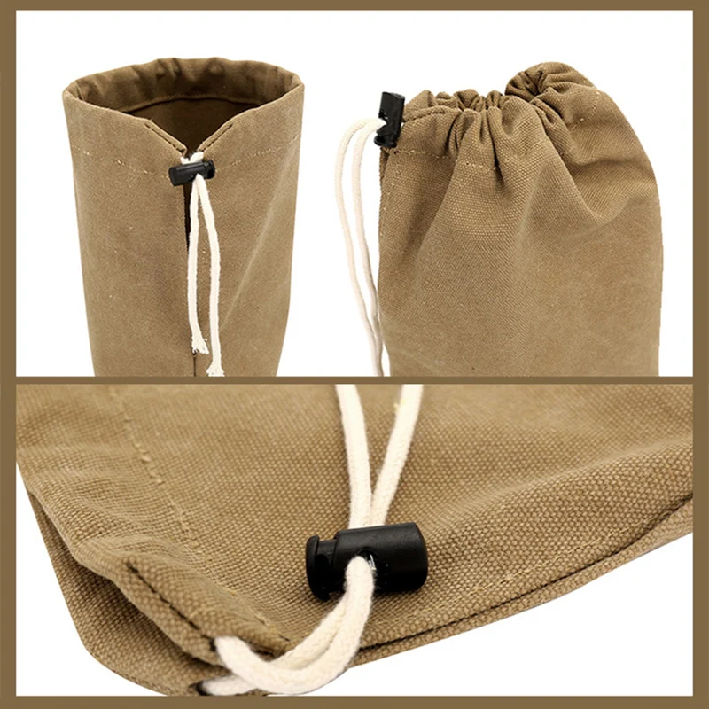 Сумка Складная портативная для удочки вместительная Холщовая с зонтиком