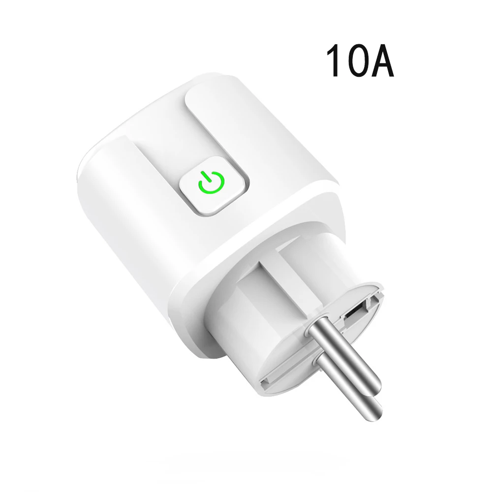 10A ЕС Plug wifi беспроводной пульт дистанционного управления умная розетка с таймером Голосовое управление ЕС домашняя огнеупорная ПК умная розетка питания - Цвет: 10A