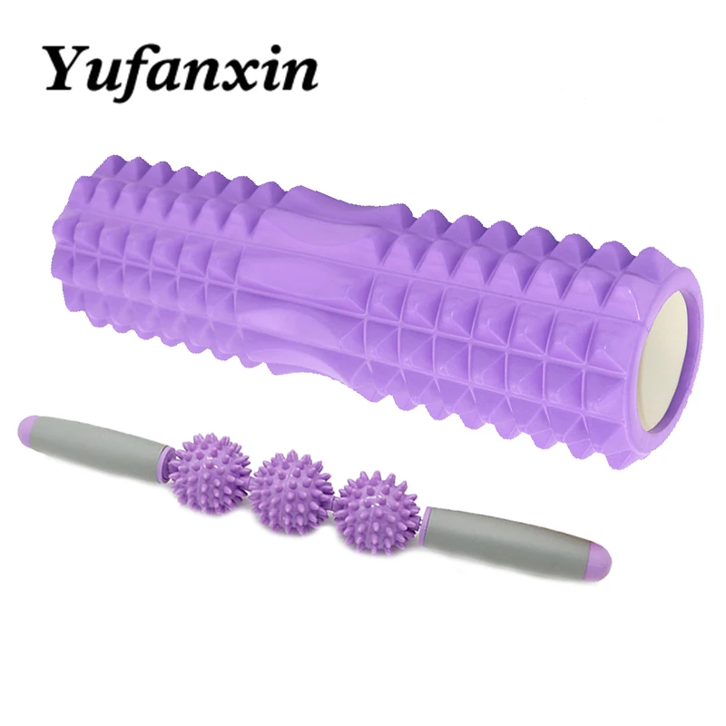 33 см/45 см Йога колонна фитнес пилатес пенопластовые роликовые блоки поезд