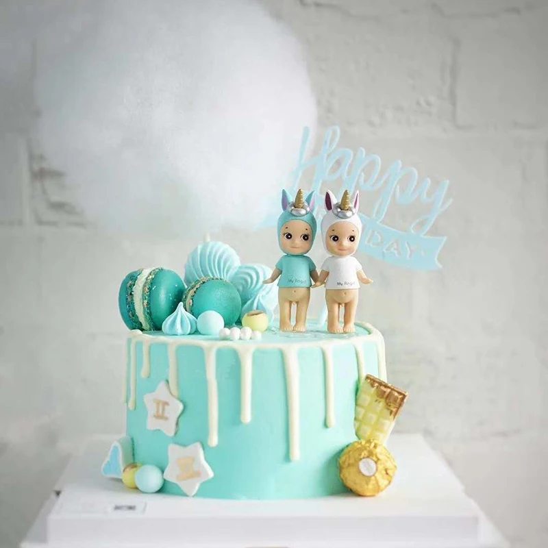 Лидер продаж Новые 2021 выпечка торта ко дню рождения украшения Купидон Единорог