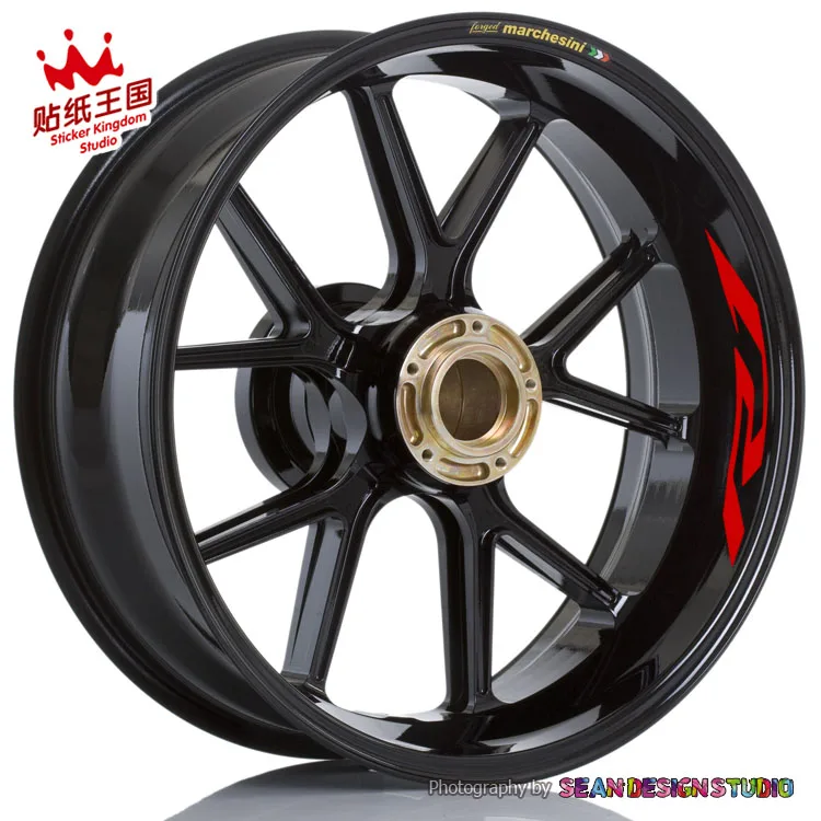 Светоотражающая наклейка на обод мотоцикла для YAMAHA YZF R1