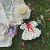 milancel 2021 baby dress polka dot girls dresses backless infant clothes toddler outfit