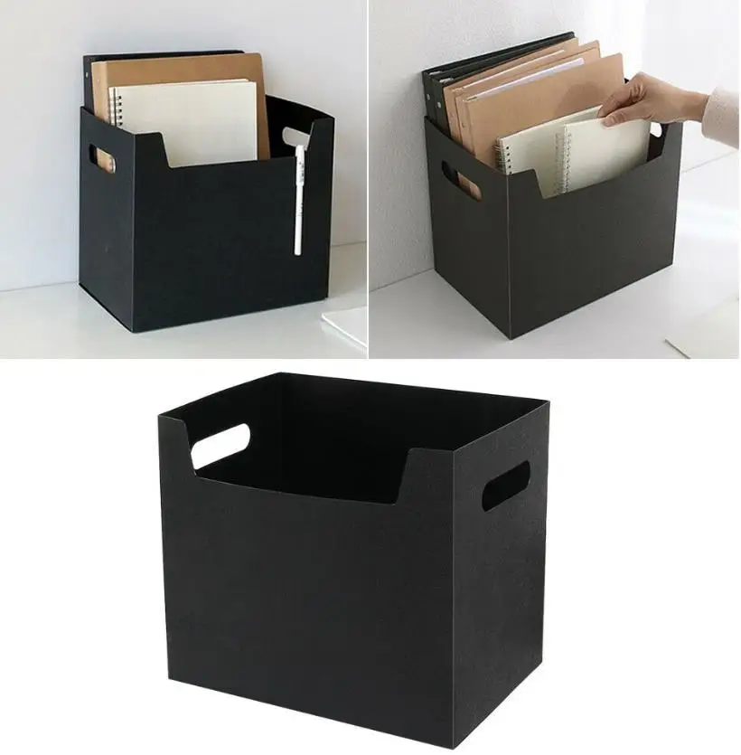 Офисный Органайзер Портативный PP книги коробка для документов Бумага держатели