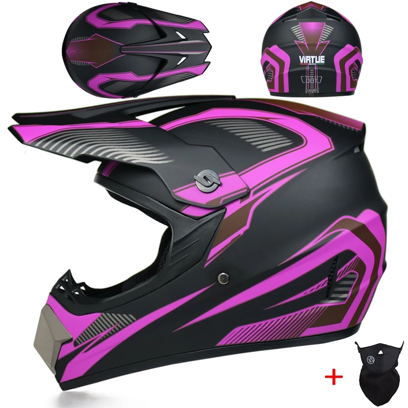 Внедорожные шлемы горные Гонки Горный шлем с полным лицом мото rcycle moto cross casco casque