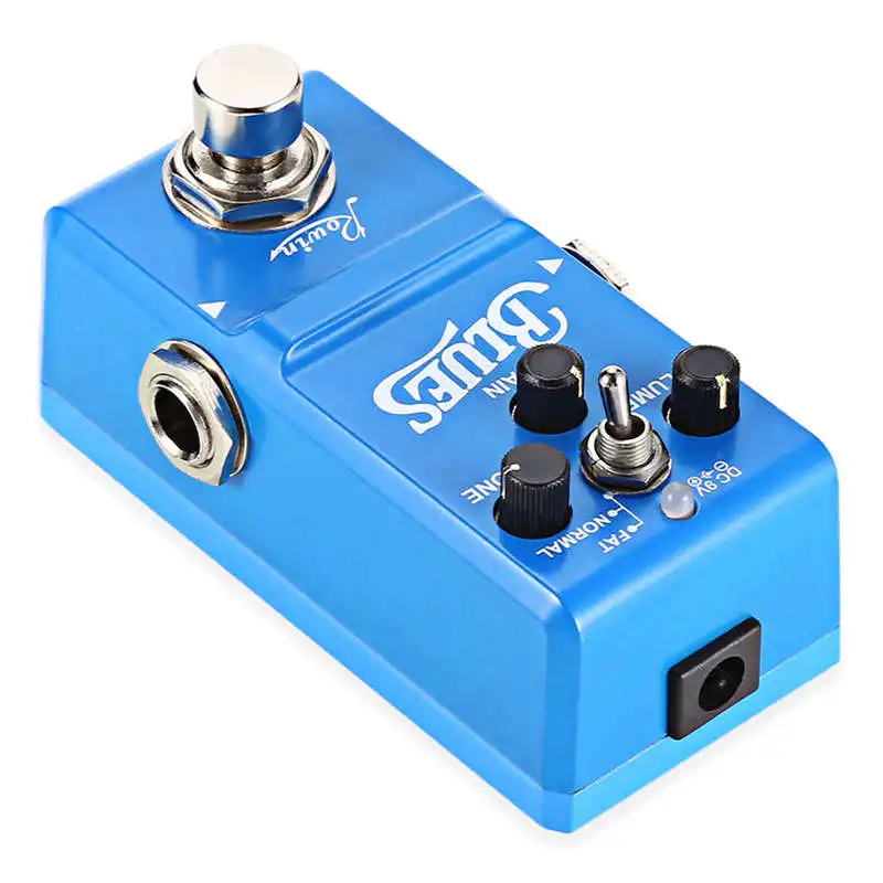 Rowin Guitar Effect Pedal Blues Style Overdrive Box True Bypass Design Aluminum Alloy Housing |