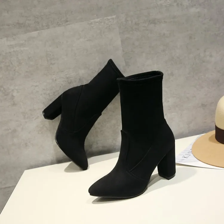 Сапоги больших размеров 10 11-15 Женская обувь Ботильоны для женщин Женские ботинки