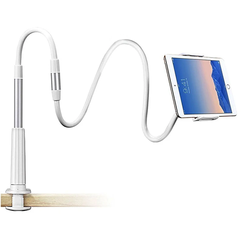 

Long Arm Adjustable Tablet Phone Holder Stand For iPhone IPad Mini Air Pro 4 to 11 Inch Lazy Bed Desktop Tablet Cell Phone Mount