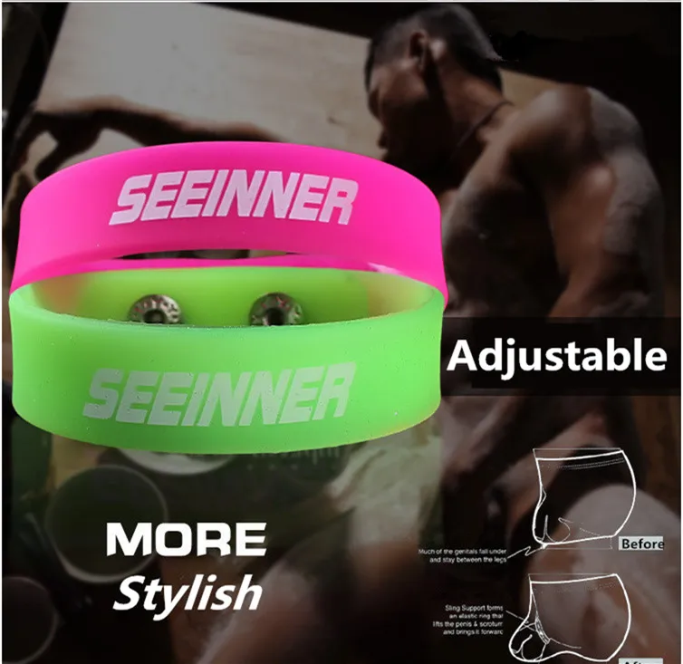 Мужское нижнее белье многофункциональное кольцо браслет силиконовое эластичное