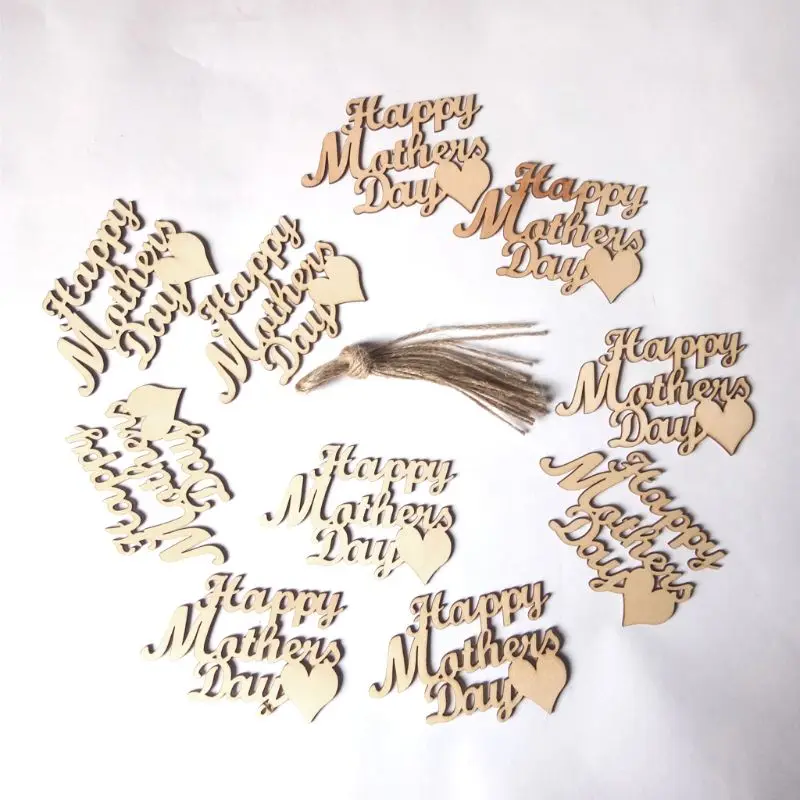 10 шт. деревянные подвесные знаки на День Матери | Дом и сад