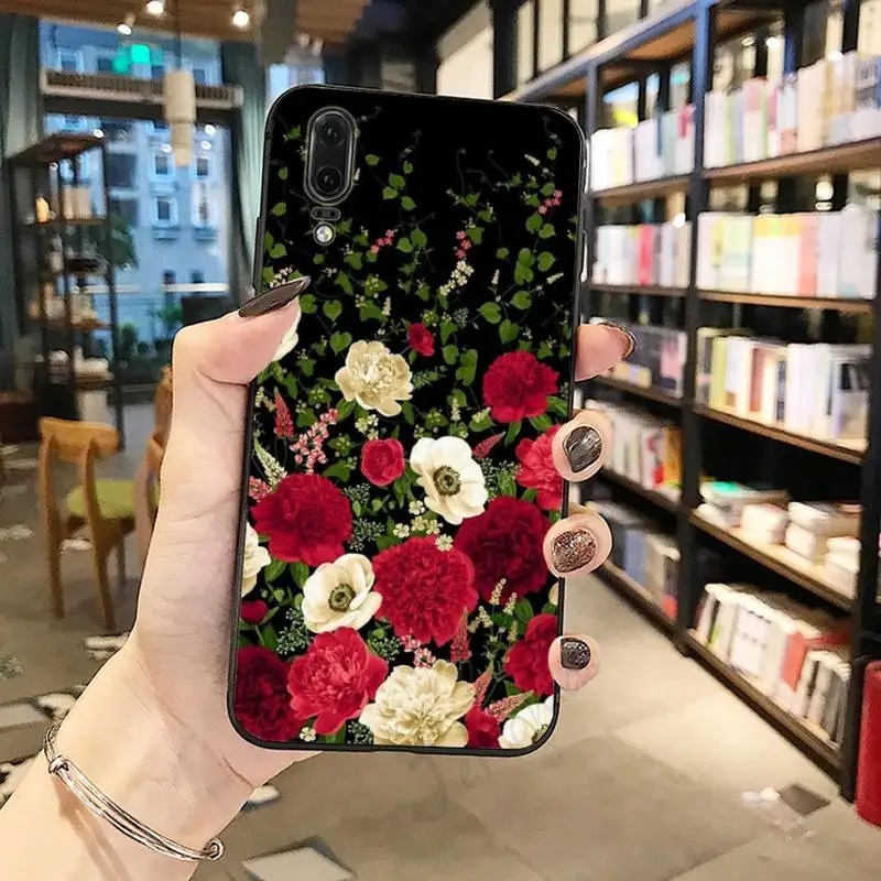 

Floral Botanic Banana leaves Phone Case For Huawei honor Mate P 10 20 30 40 i 9 8 pro x Lite smart 2019 nova 5t