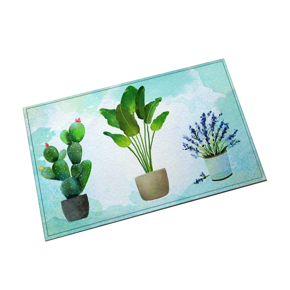 Напольный коврик в европейском стиле нескользящий ковер для гостиной ванной