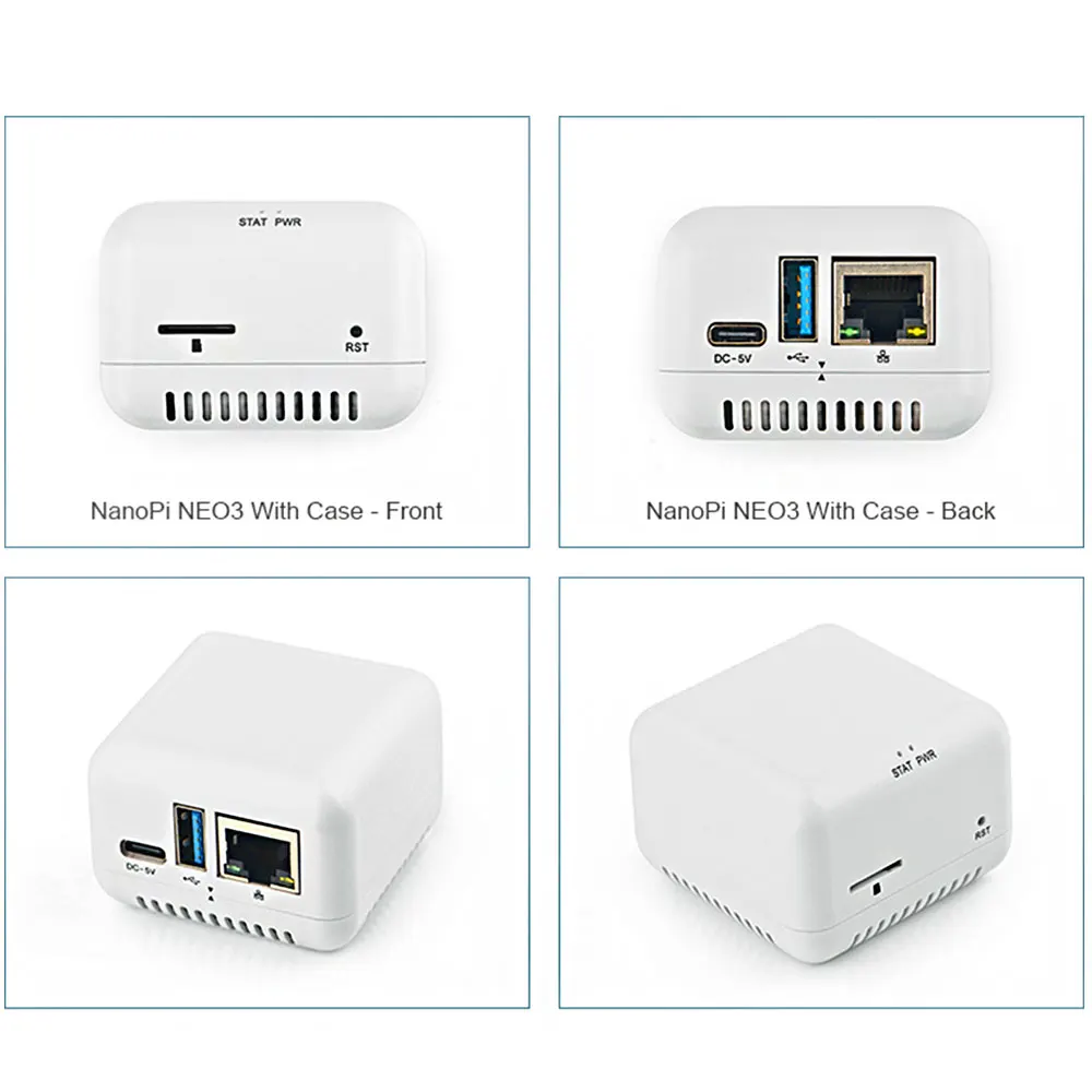 NanoPi NEO3 1 ГБ/2 ГБ DDR4 RK3328 Cortex A53 четырехъядерный 64 bi поддержка Linux Ubuntu core Upgrade Nanopi