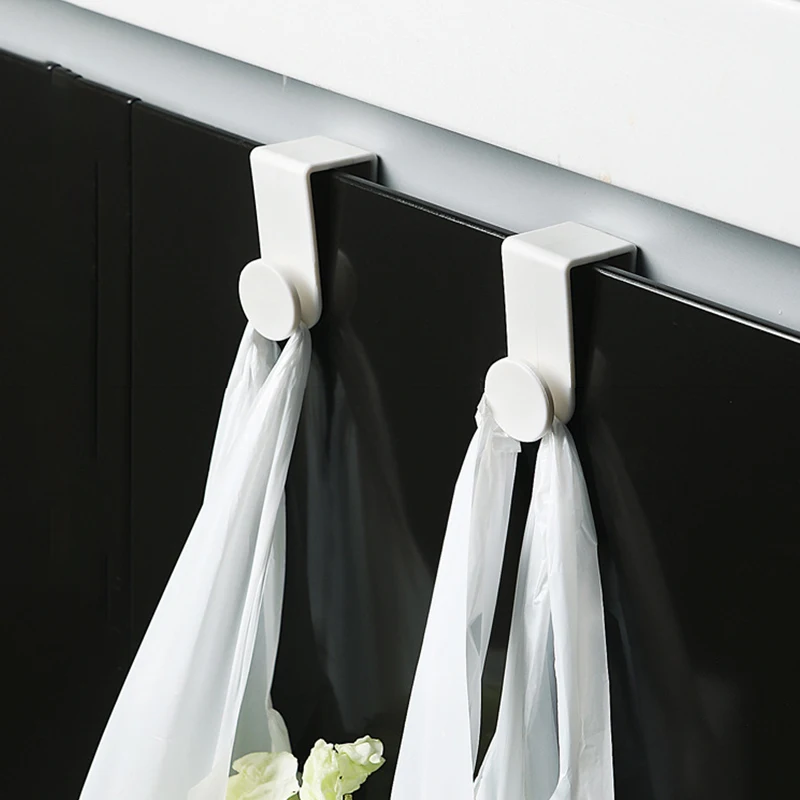 

2 шт., многофункциональный пластиковый крючок для дверей шкафов