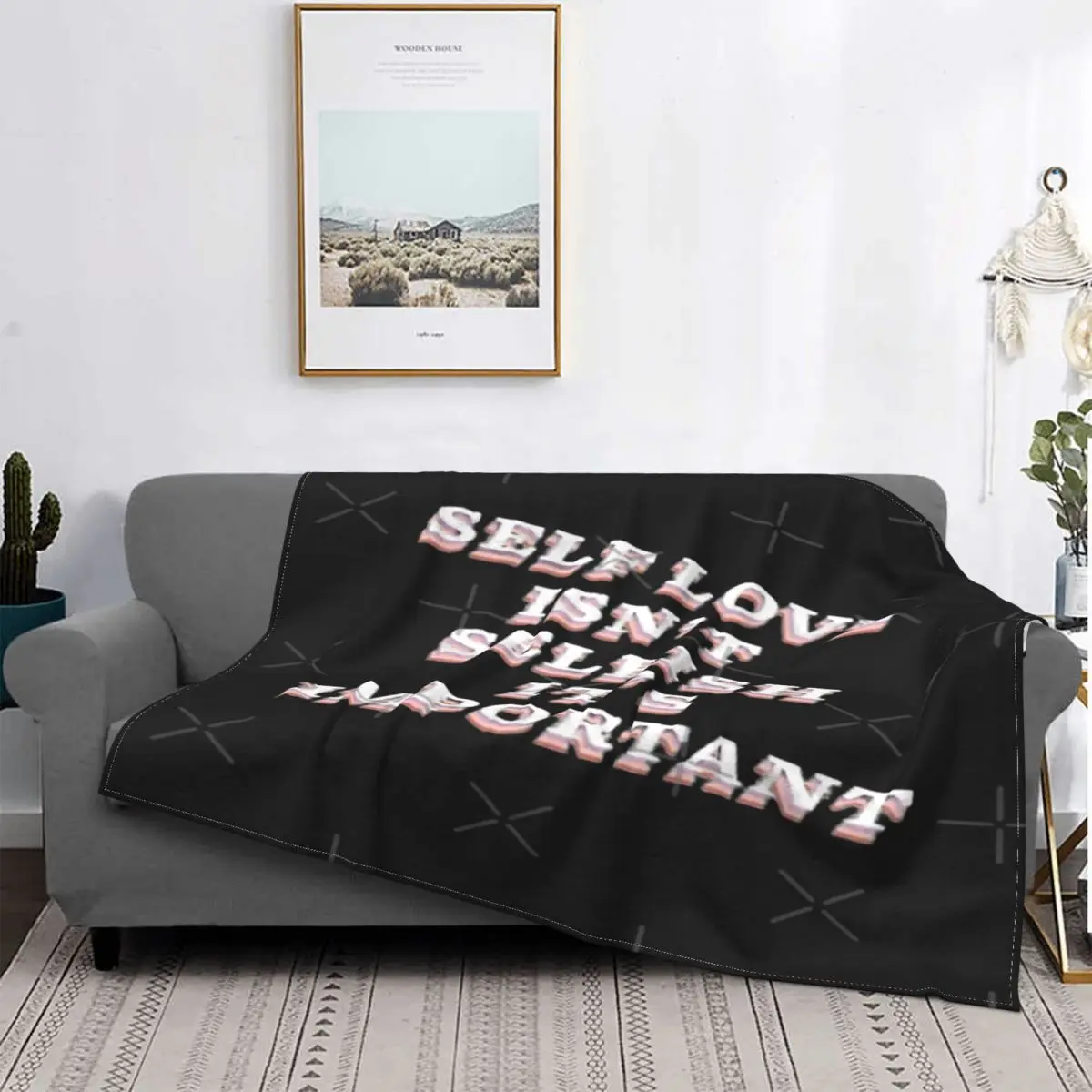 

Самолюбящееся одеяло-это не эгоист, покрывало для кровати, клетчатое полотенце, пляжное муслиновое одеяло, плед на диван