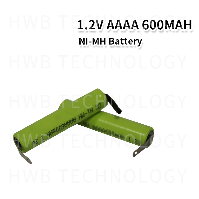 2 шт./лот AAAA 600 мА/ч 1 в Ni-MH перезаряжаемая батарея Сварочная ножка Bluetooth гарнитура