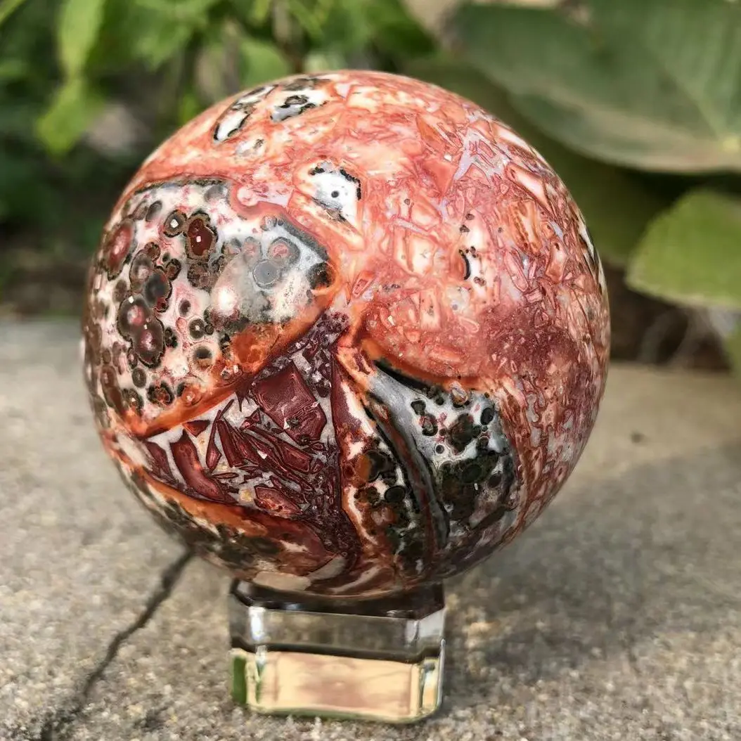 

Натуральная леопардовая кожа сферическая фотошар красивое украшение для комнаты фиолетовые драгоценные камни чакра Исцеляющие кристаллы