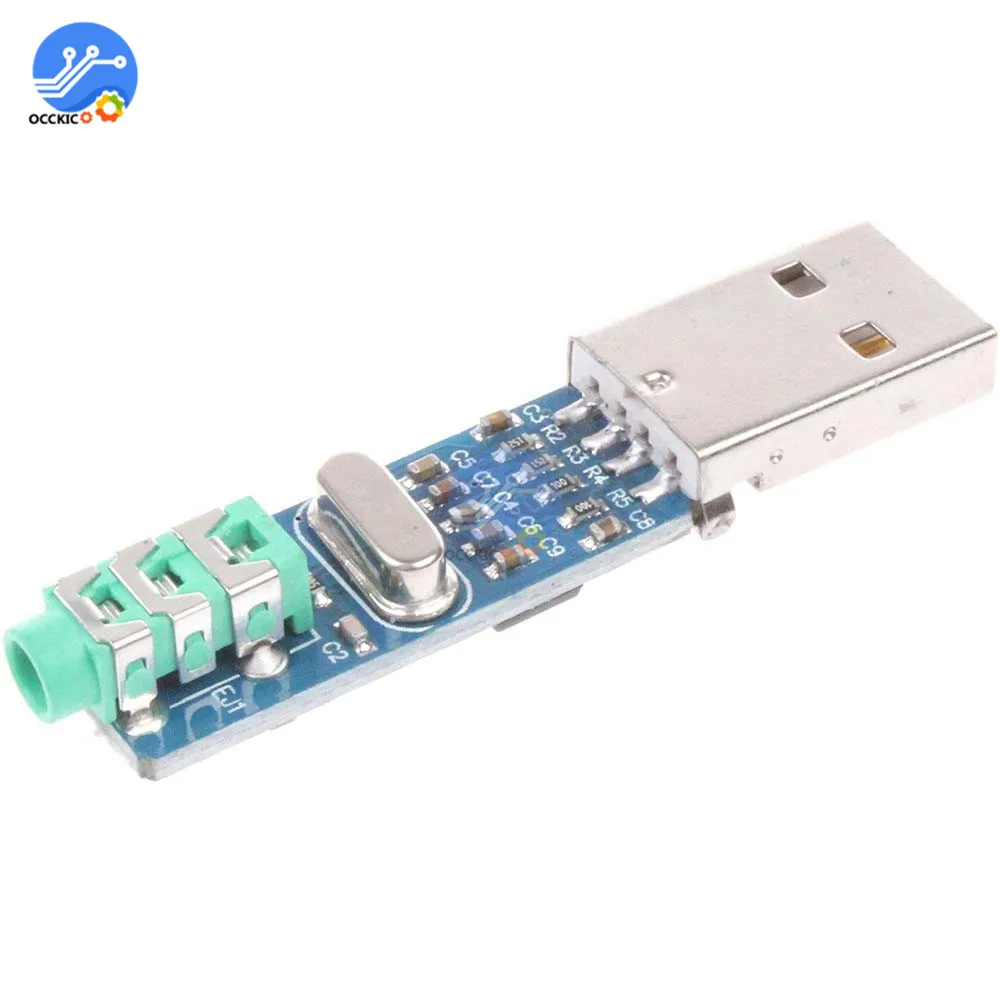 5 в Mini PCM2704 USB DAC HIFI звуковая карта Power декодер модуль платы для Arduino Raspberry Pi 16 бит|module