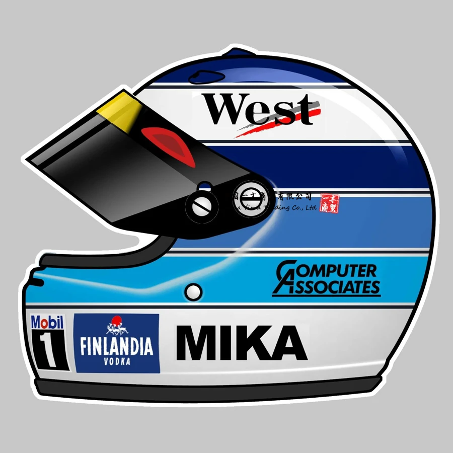 

Итальянские наклейки с черепом для господина. Двойной виниловый ламинированный шлем James hunt